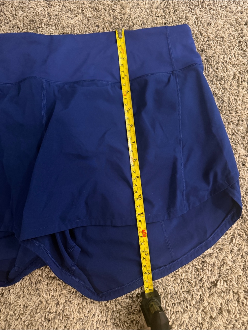 Lululemon Speed Up Running Shorts Royal Blue Size 10 - Picture 12 of 15